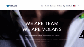 What Volansvideoagency.com website looked like in 2020 (4 years ago)