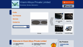 What Viramialloys.in website looked like in 2020 (4 years ago)