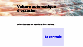 What Voiture-automatique-occasion.fr website looked like in 2020 (4 years ago)
