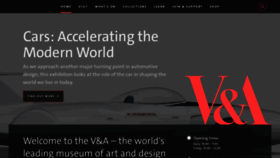 What Vam.ac.uk website looked like in 2020 (4 years ago)