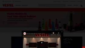What Vestel.com.tr website looked like in 2020 (4 years ago)