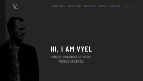 What Vyelmusic.com website looked like in 2020 (4 years ago)