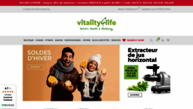 What Vitality4life.fr website looked like in 2020 (4 years ago)