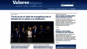 What Valoresreligiosos.com.ar website looked like in 2020 (6 years ago)