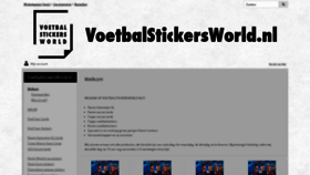 What Voetbalstickersworld.nl website looked like in 2020 (4 years ago)