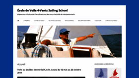 What Voile4vents.ca website looked like in 2020 (4 years ago)