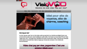 What Visiovod.com website looked like in 2020 (4 years ago)