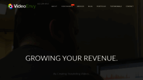 What Videoenvy.com website looked like in 2020 (4 years ago)