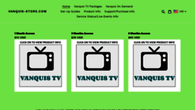 What Vanquis-store.com website looked like in 2020 (4 years ago)