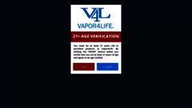 What Vapor4life.com website looked like in 2020 (4 years ago)