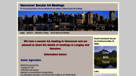 What Vancouveraaaa.ca website looked like in 2020 (4 years ago)
