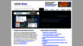 What Velvetblues.com website looked like in 2020 (4 years ago)