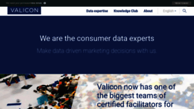 What Valicon.net website looked like in 2020 (4 years ago)