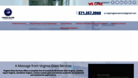 What Virginiaglassservice.com website looked like in 2020 (4 years ago)