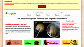 What Vegpool.de website looked like in 2020 (4 years ago)