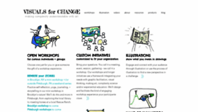 What Visualsforchange.com website looked like in 2020 (4 years ago)