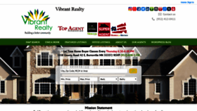 What Vibrantrealty.com website looked like in 2020 (4 years ago)