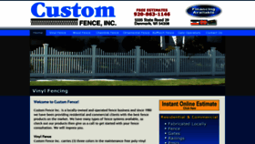 What Vinylfenceusa.com website looked like in 2020 (4 years ago)