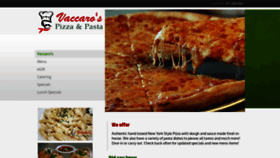 What Vaccarospizzaandpasta.com website looked like in 2020 (4 years ago)