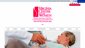 What Virginiacenterforwomen.com website looked like in 2020 (4 years ago)
