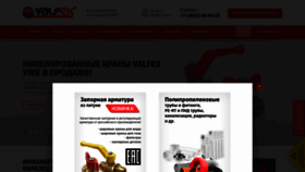 What Valfex.ru website looked like in 2020 (4 years ago)