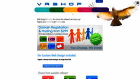 What Vrshop.com.au website looked like in 2020 (4 years ago)