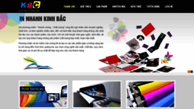 What Vhkinhbac.vn website looked like in 2020 (4 years ago)