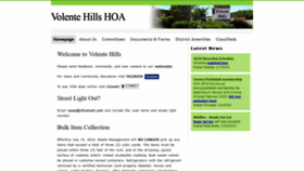 What Volentehills.net website looked like in 2020 (4 years ago)