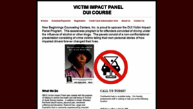 What Victimimpactlasvegas.com website looked like in 2020 (4 years ago)