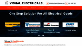 What Vishalelectricals.net website looked like in 2020 (4 years ago)