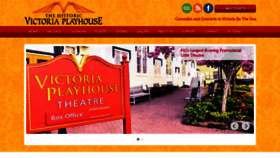What Victoriaplayhouse.com website looked like in 2020 (4 years ago)