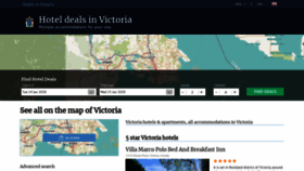 What Victoria-hotelcanada.com website looked like in 2020 (4 years ago)
