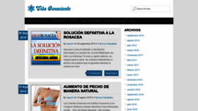 What Vidaconsciente.es website looked like in 2020 (4 years ago)