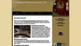 What Vanguardenhancedconcrete.com website looked like in 2020 (4 years ago)