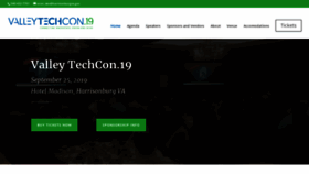 What Valleytechcon.com website looked like in 2020 (4 years ago)