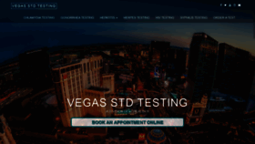 What Vegasstdtesting.com website looked like in 2020 (4 years ago)