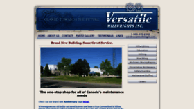 What Versatilemillwrights.com website looked like in 2020 (4 years ago)