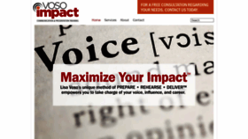 What Vosoimpact.com website looked like in 2020 (4 years ago)