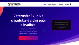 What Veterinazbraslav.cz website looked like in 2020 (4 years ago)