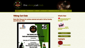 What Vikingcatclub.com website looked like in 2020 (4 years ago)