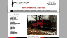 What Valetauto.com website looked like in 2020 (4 years ago)