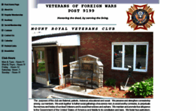 What Vfw9199.com website looked like in 2020 (4 years ago)
