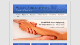 What Valleyrehabltd.com website looked like in 2020 (4 years ago)
