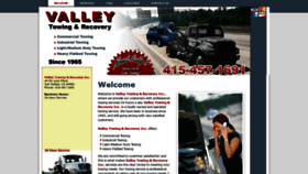 What Valleytowingandrecovery.com website looked like in 2020 (4 years ago)