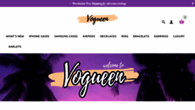 What Vogueen.com website looked like in 2020 (4 years ago)