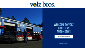What Volzbros.com website looked like in 2020 (4 years ago)