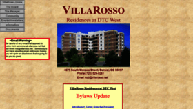 What Villarosso.net website looked like in 2020 (4 years ago)