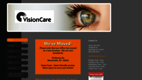 What Visioncarepsc.com website looked like in 2020 (4 years ago)
