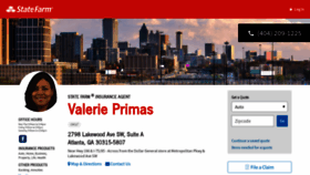 What Valerieprimas.net website looked like in 2020 (4 years ago)