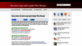 What Vesinhmaylanhquanphunhuan.net website looked like in 2020 (4 years ago)
